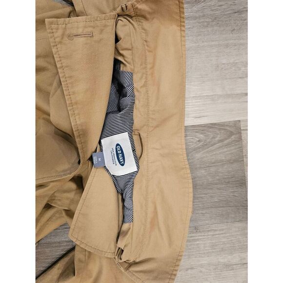 Old Navy Trench Coat Size Medium Tan - Picture 7 of 13
